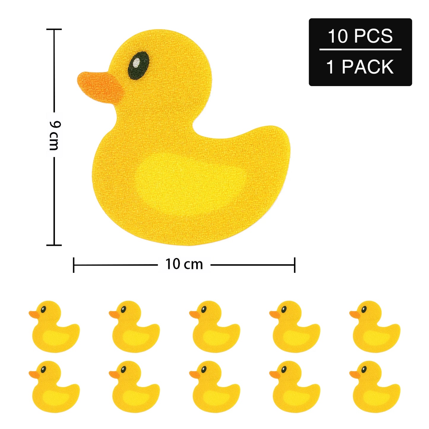 Anti-Slip Bathtub & Floor Stickers | 10-Pack Cartoon Patterns