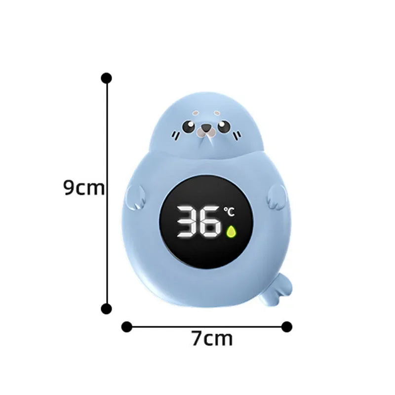 Floating Baby Bath Thermometer | Cute Cartoon LED Water Temp Sensor