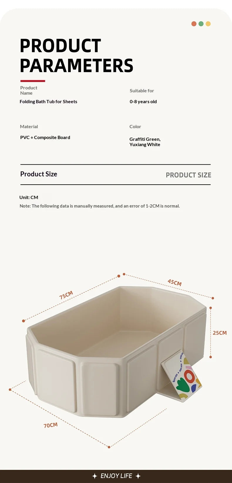 Foldable Baby Bathtub (0–5 Years) | Sit & Lie Down
