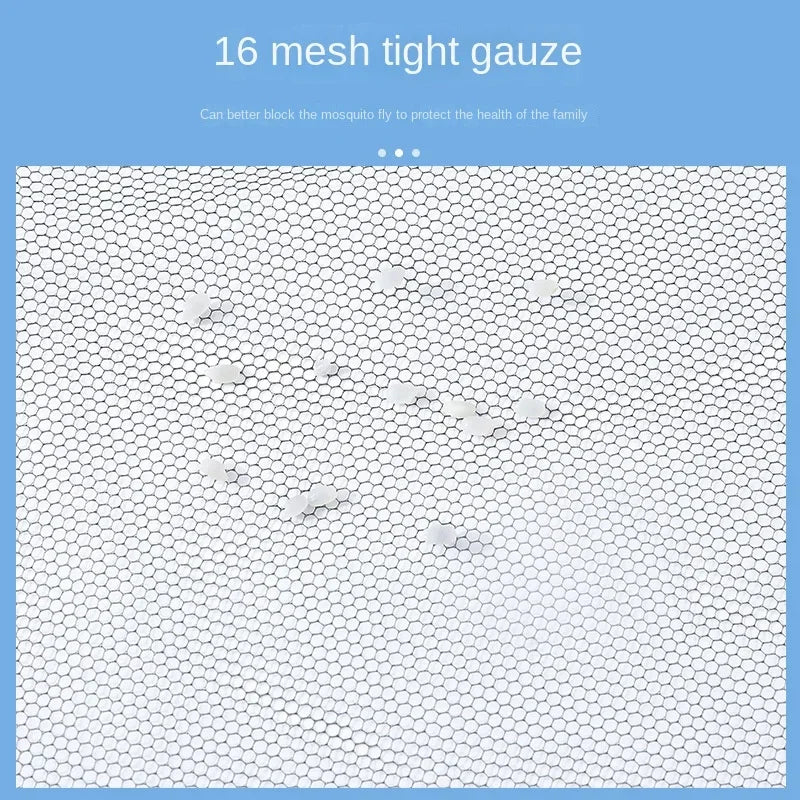 DIY Mosquito Net for Bed Window Home Textile the Mesh Indoor Self-adhesive Anti-insect and Fly Screen Curtains Garden
