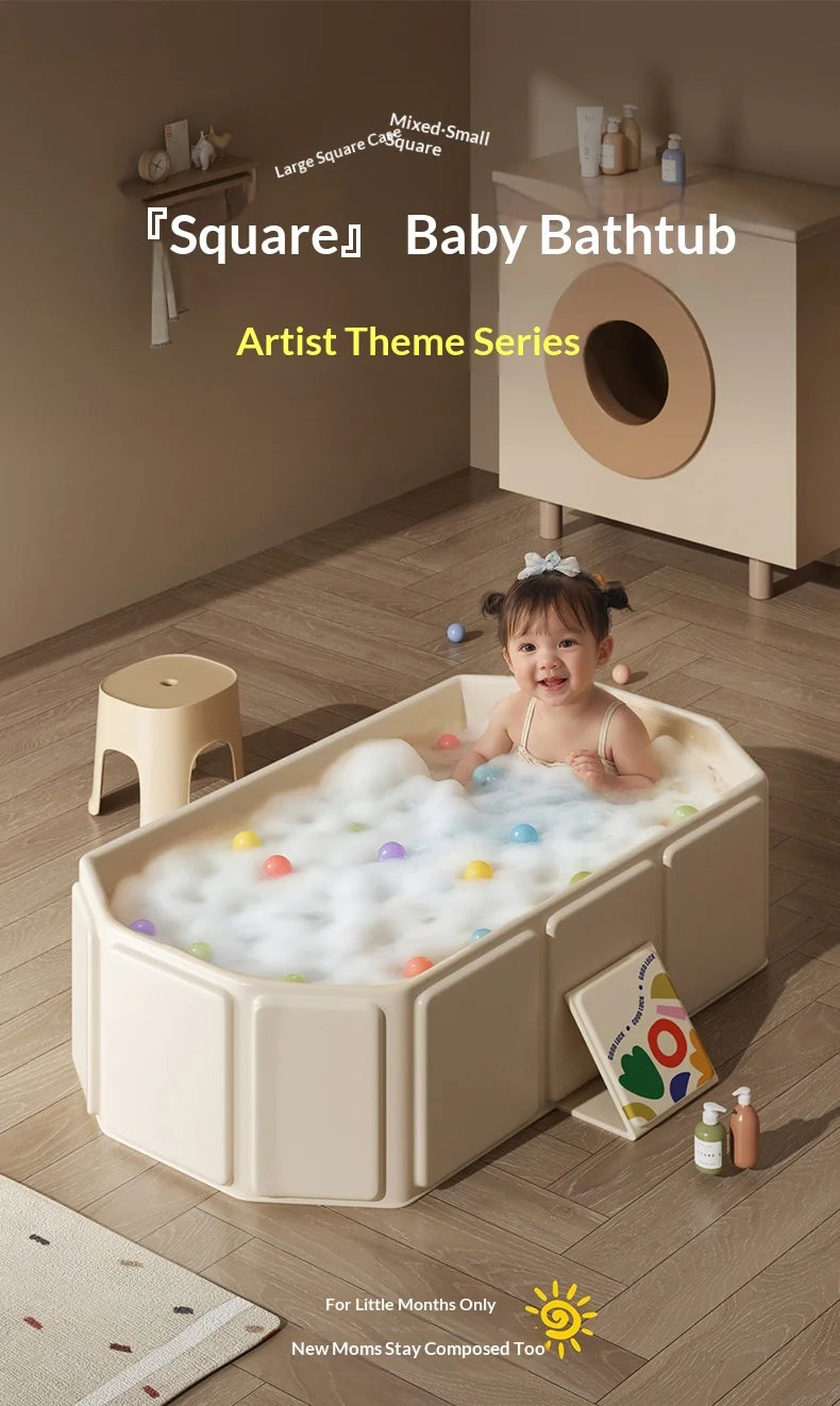 Foldable Baby Bathtub (0–5 Years) | Sit & Lie Down