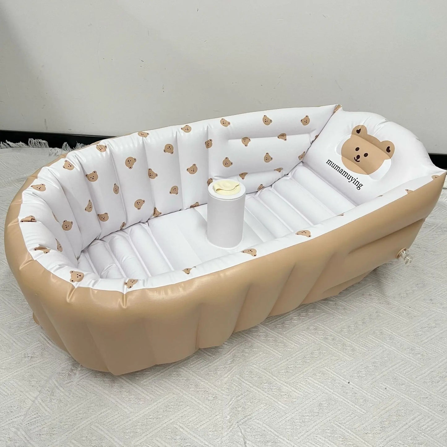 Inflatable Baby Bathtub & Splash Pool | Cute Animal Designs