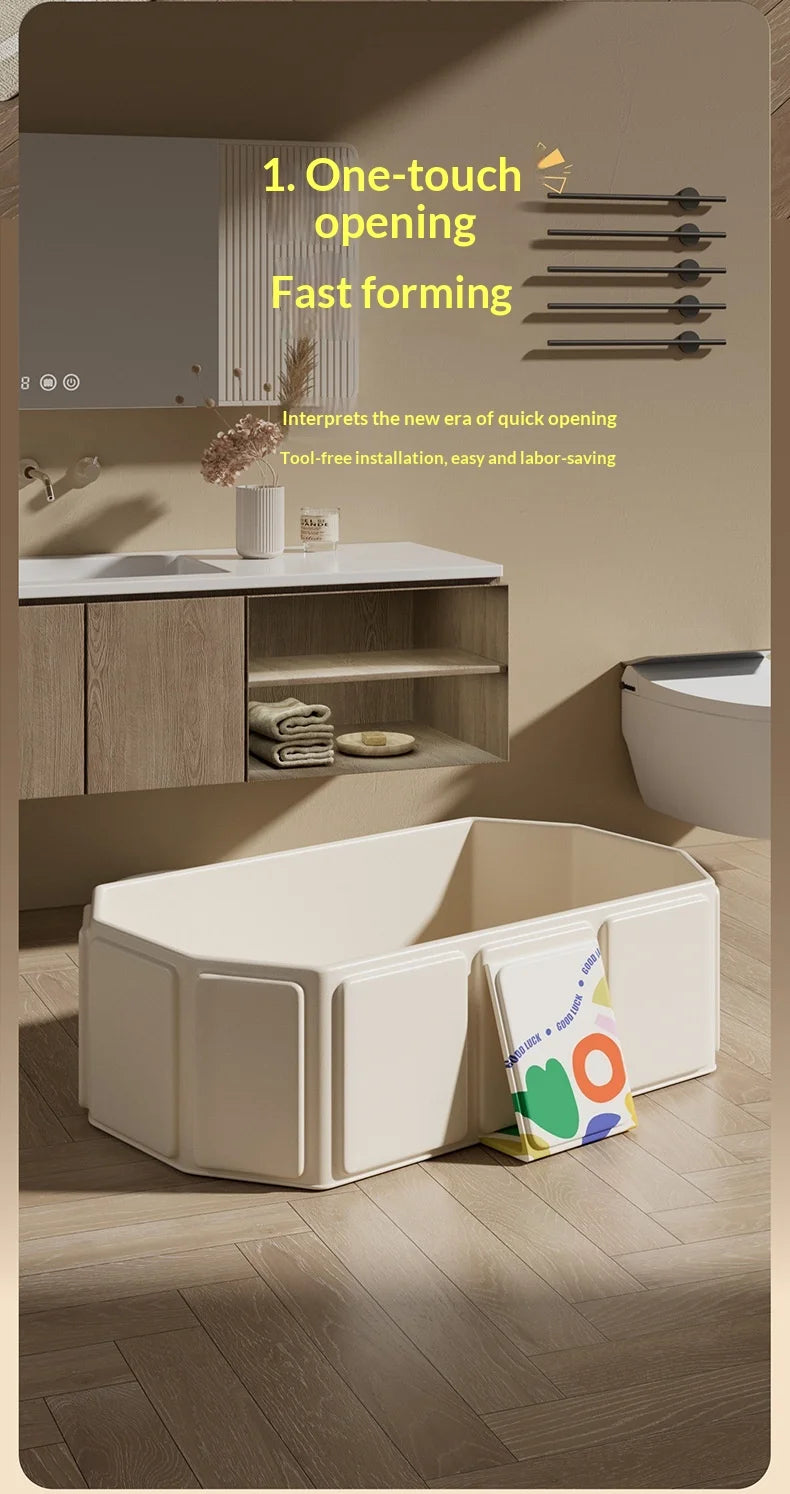 Foldable Baby Bathtub (0–5 Years) | Sit & Lie Down