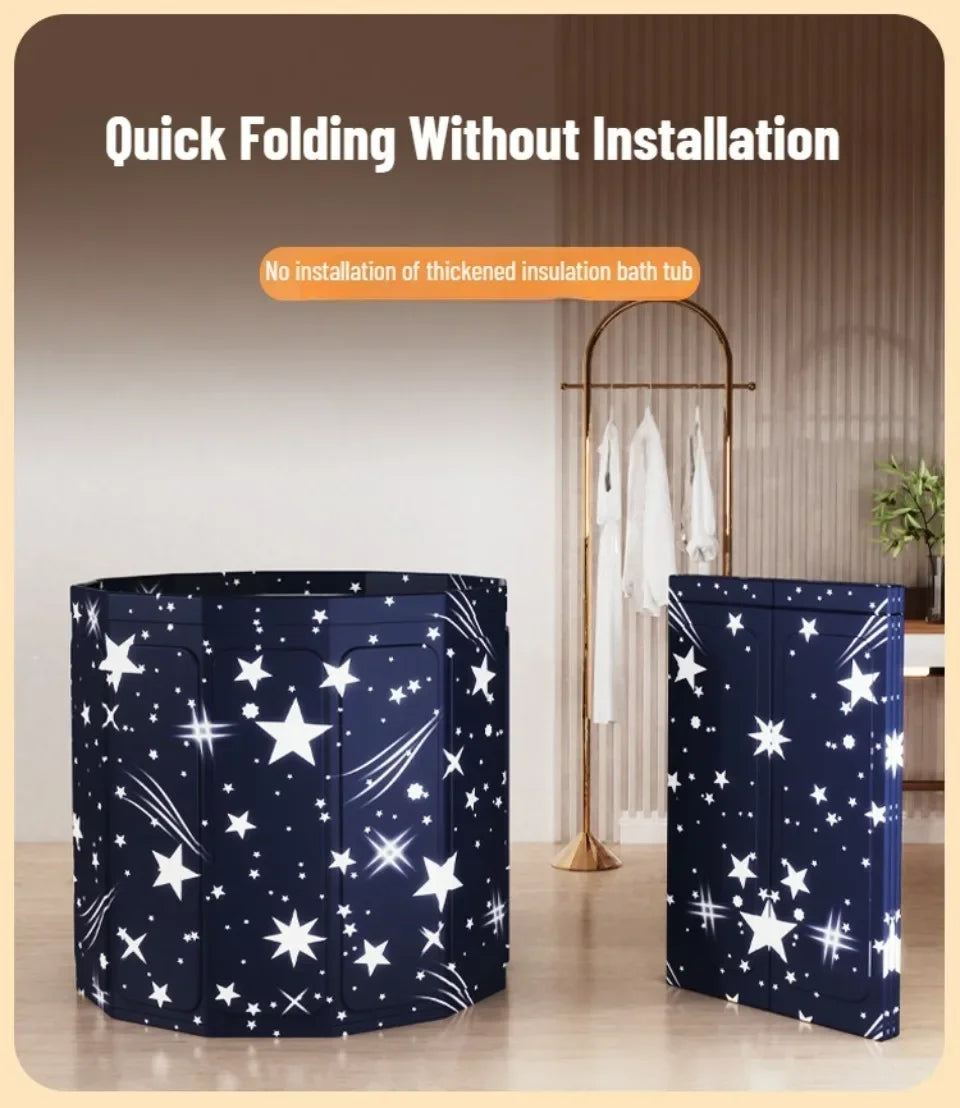 Foldable Adult SPA Bathtub | Portable Insulated Bath Bucket