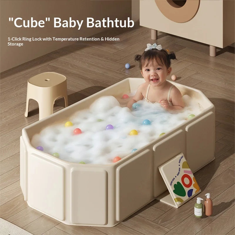 Foldable Baby Bathtub (0–5 Years) | Sit & Lie Down