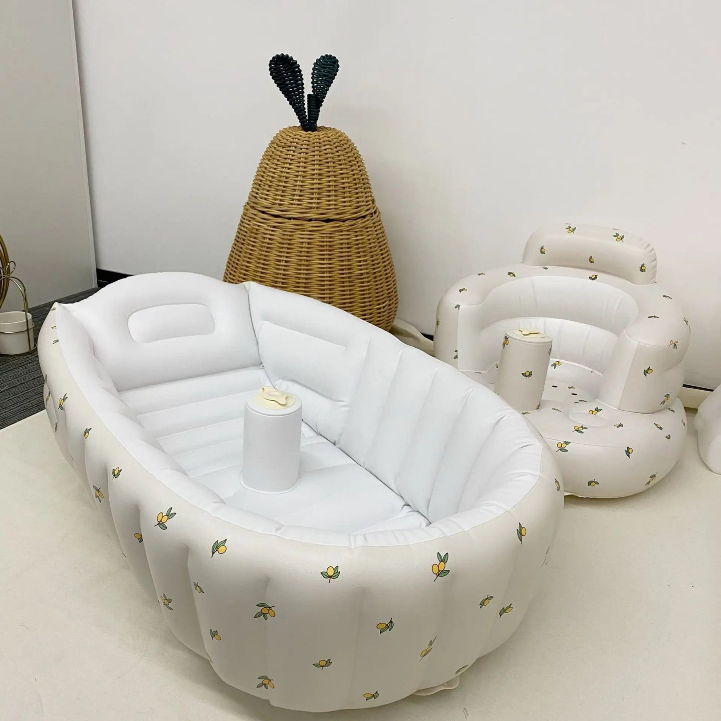 Inflatable Baby Bathtub & Splash Pool | Cute Animal Designs