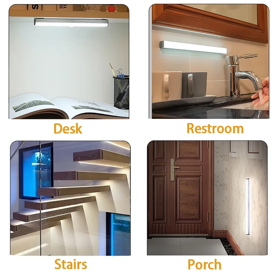GlowSnap™ Motion Sensor Cabinet Light | Wireless, USB Rechargeable