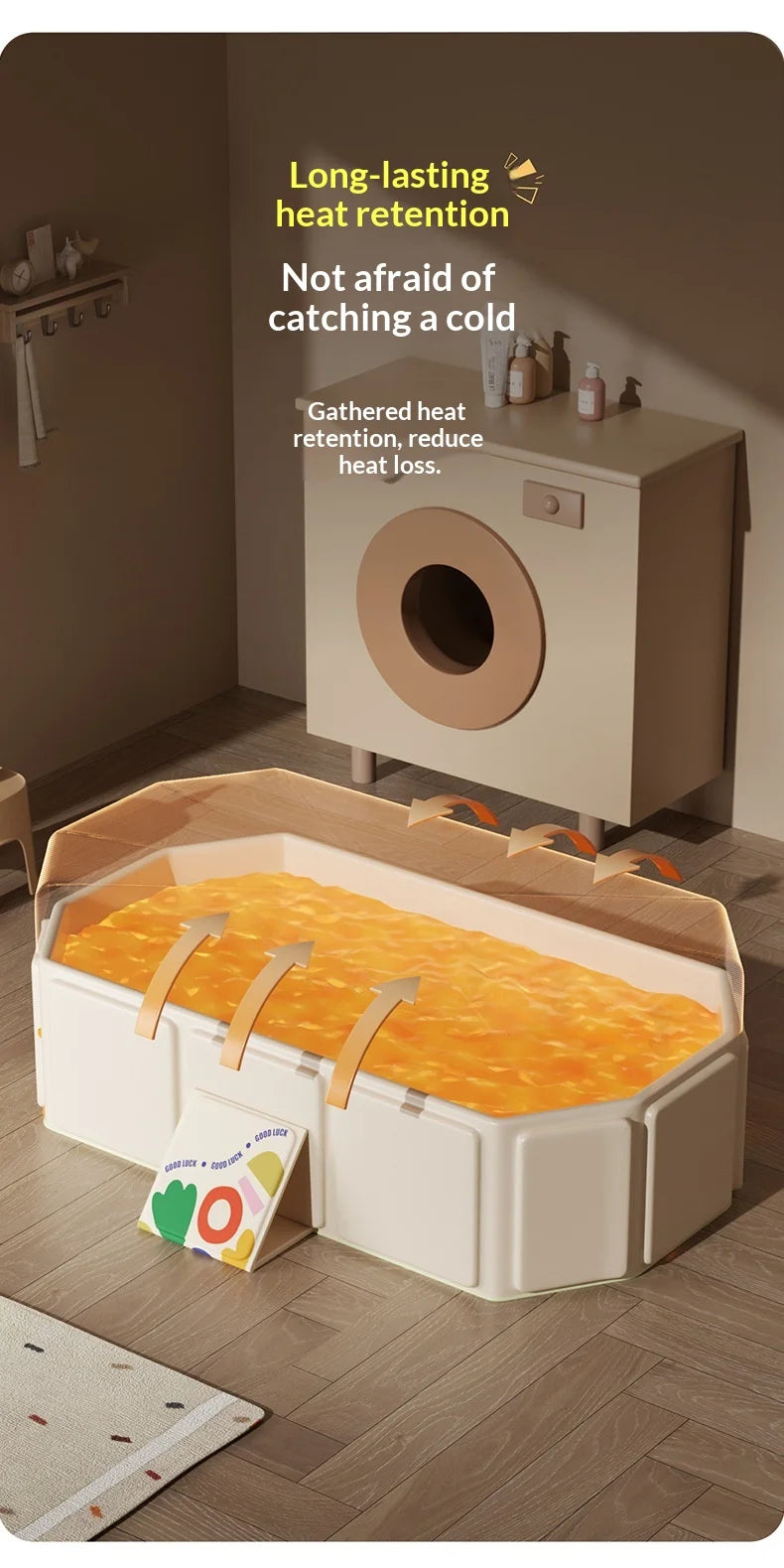 Foldable Baby Bathtub (0–5 Years) | Sit & Lie Down
