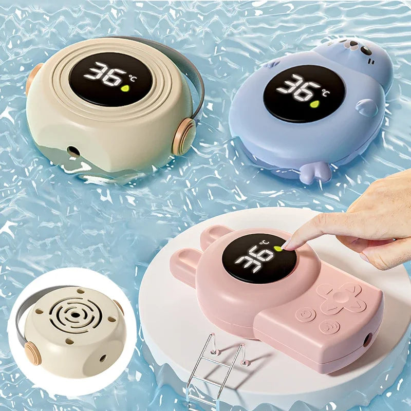 Floating Baby Bath Thermometer | Cute Cartoon LED Water Temp Sensor