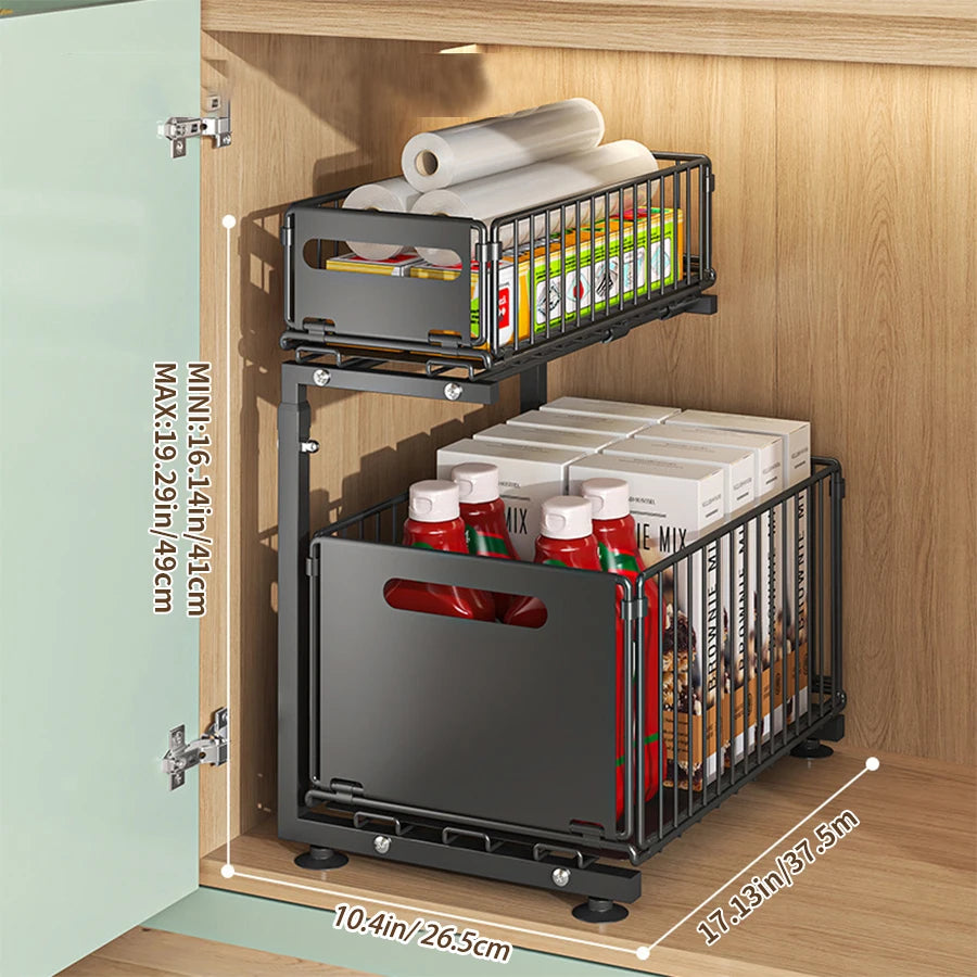 ClutterFix™ Under Sink Organizer